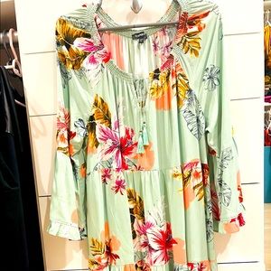 Tropical dress by Express
